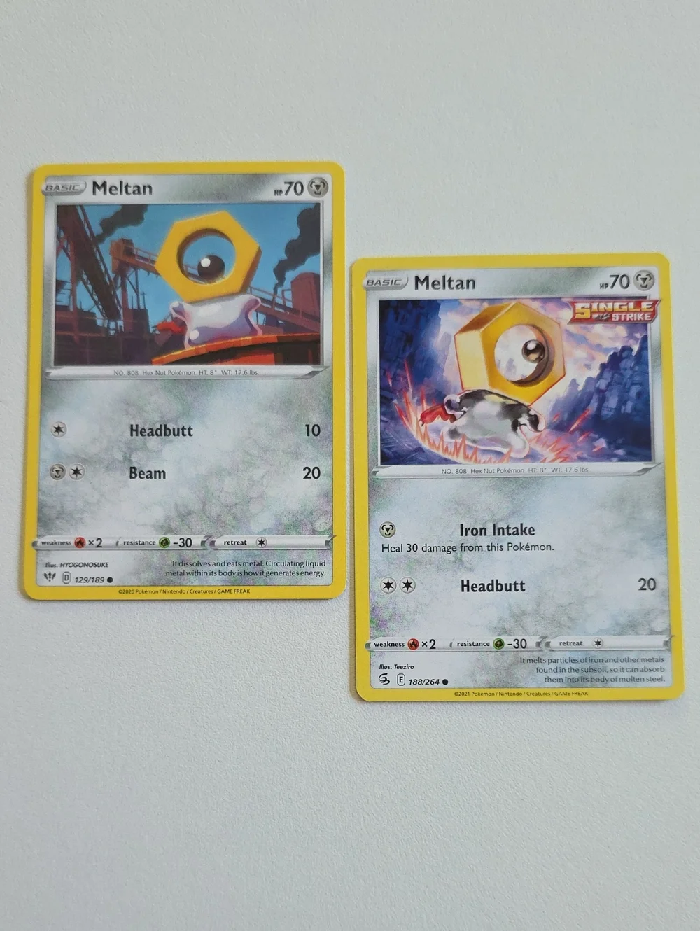 Pokemon Meltan Cards